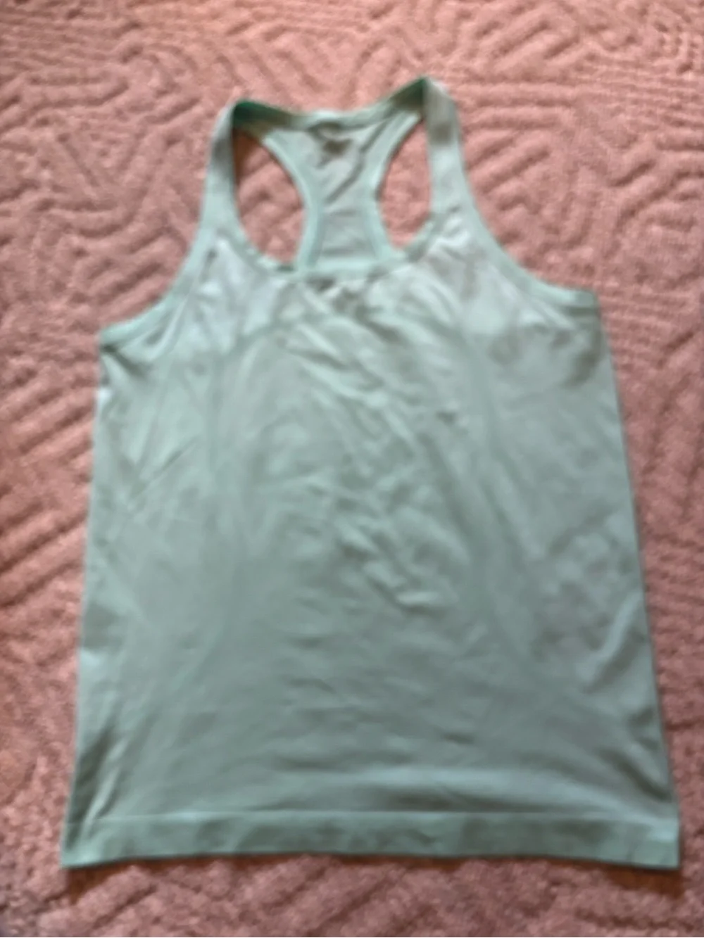 Lululemon Light Mint Racerback Tank Top - Women's Activewear size large - Picture 5 of 8